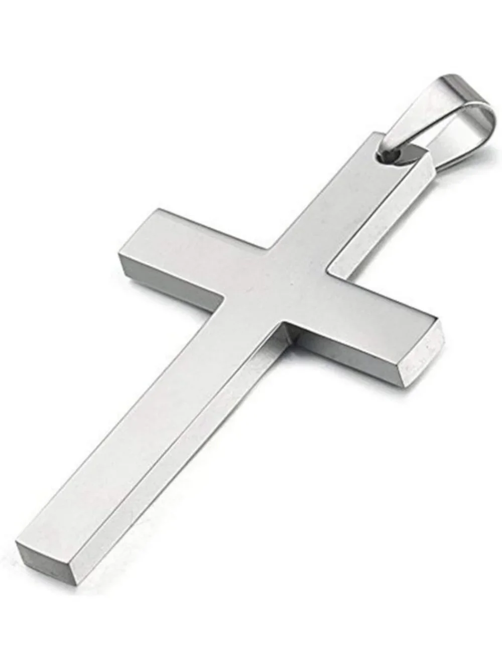 925 Sterling Silver Unisex Cross Pendant Necklace - Simple, Elegant Jewelry